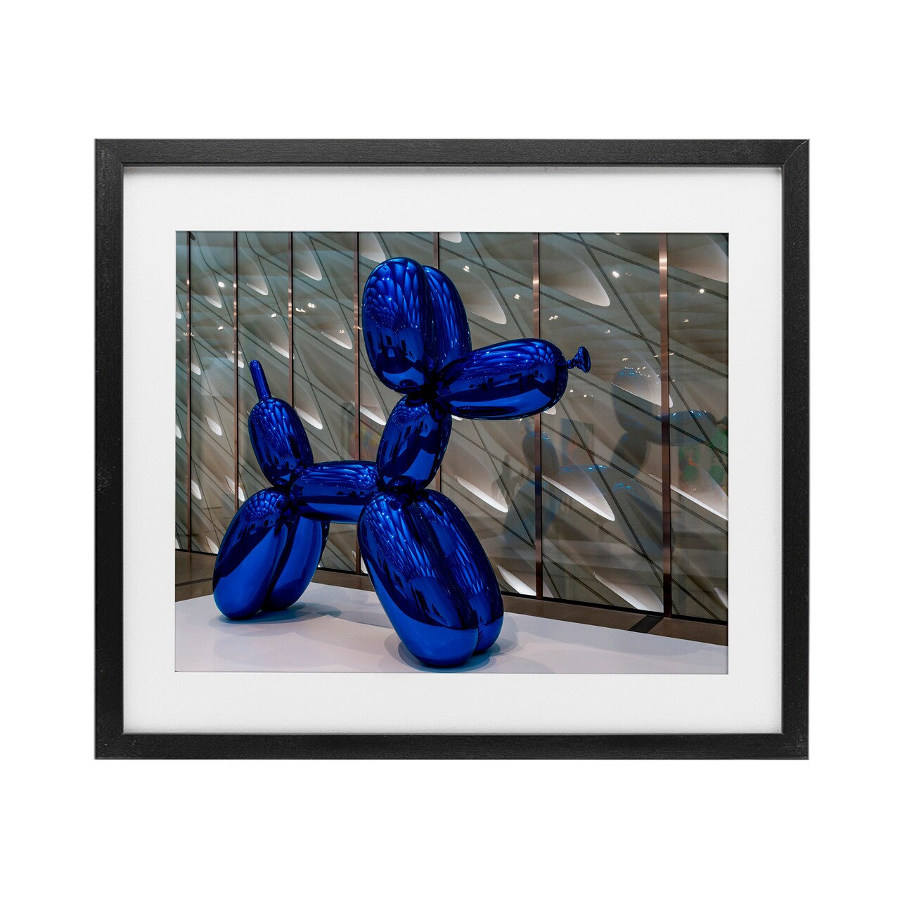 Stupell Industries Koons Sculpture Photography Framed Print Under Glass, design by Jeff Poe Photography